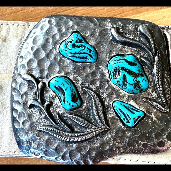 One of a kind incredidable leather belt - Picture 6 of 15